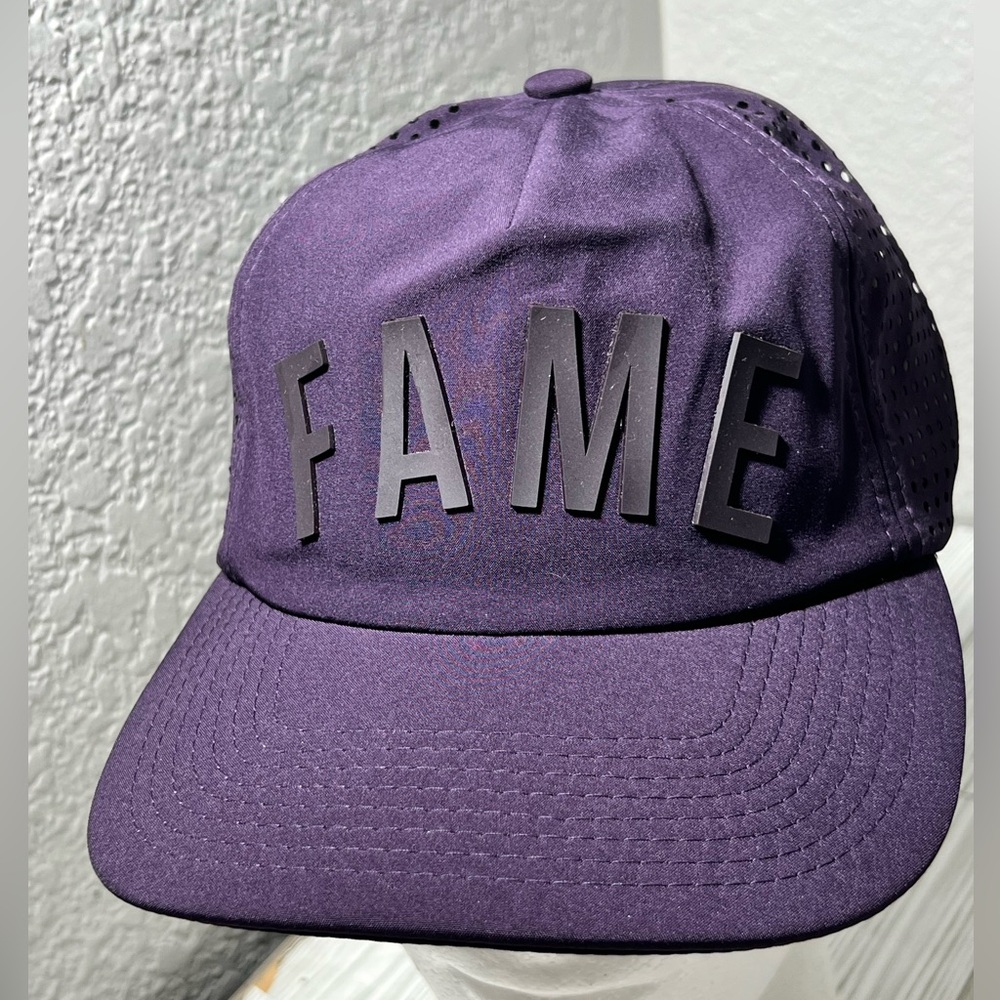 Hall Of Fame 2nd sucks Mesh Side Buckle Back Hat Cap men’s one size plum purple‎